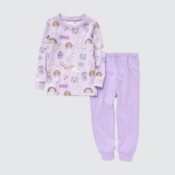 

Пижама Uniqlo Toddler Paw Patrol Ut, светло-фиолетовый