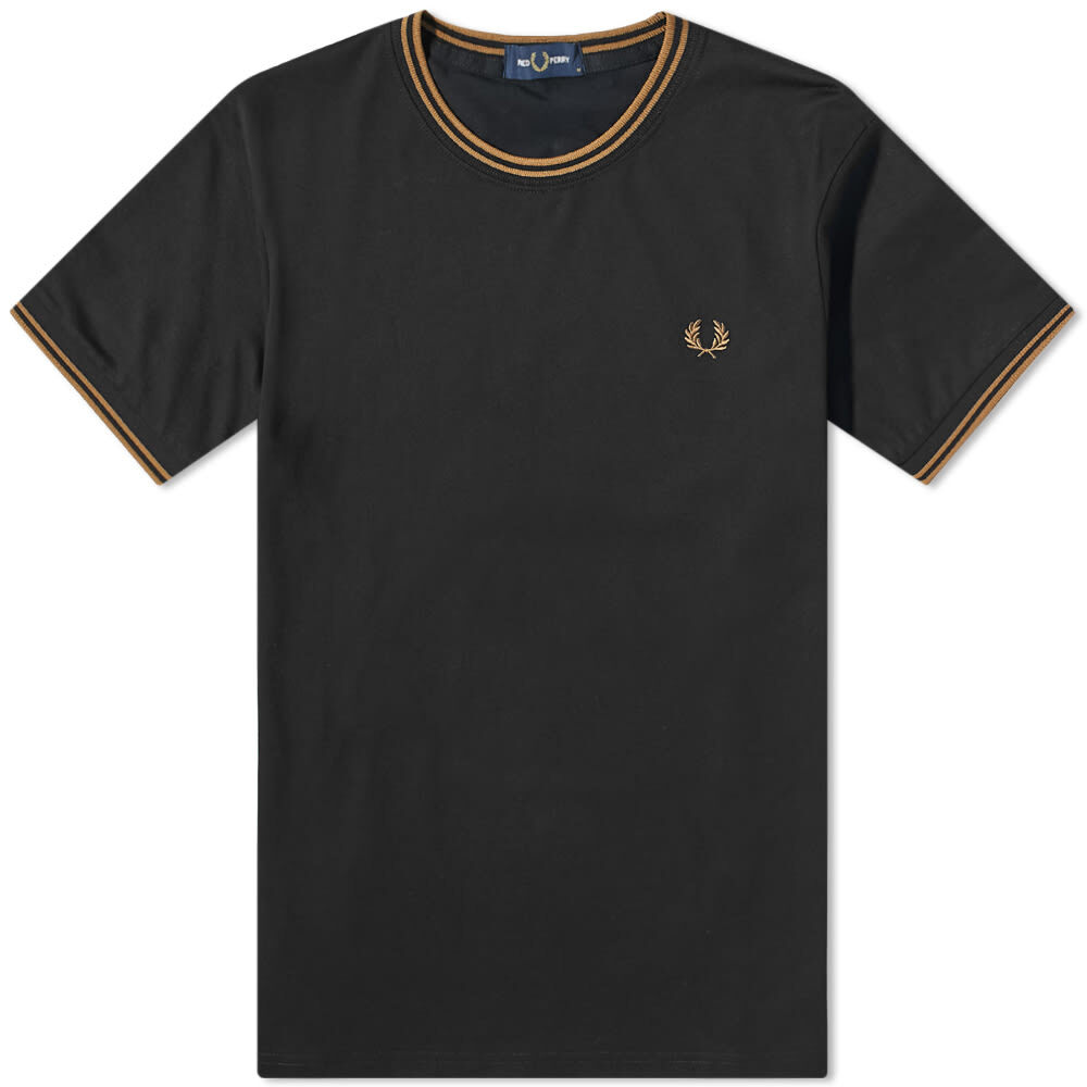 

красная футболка Perry с двумя наконечниками Fred Perry Authentic