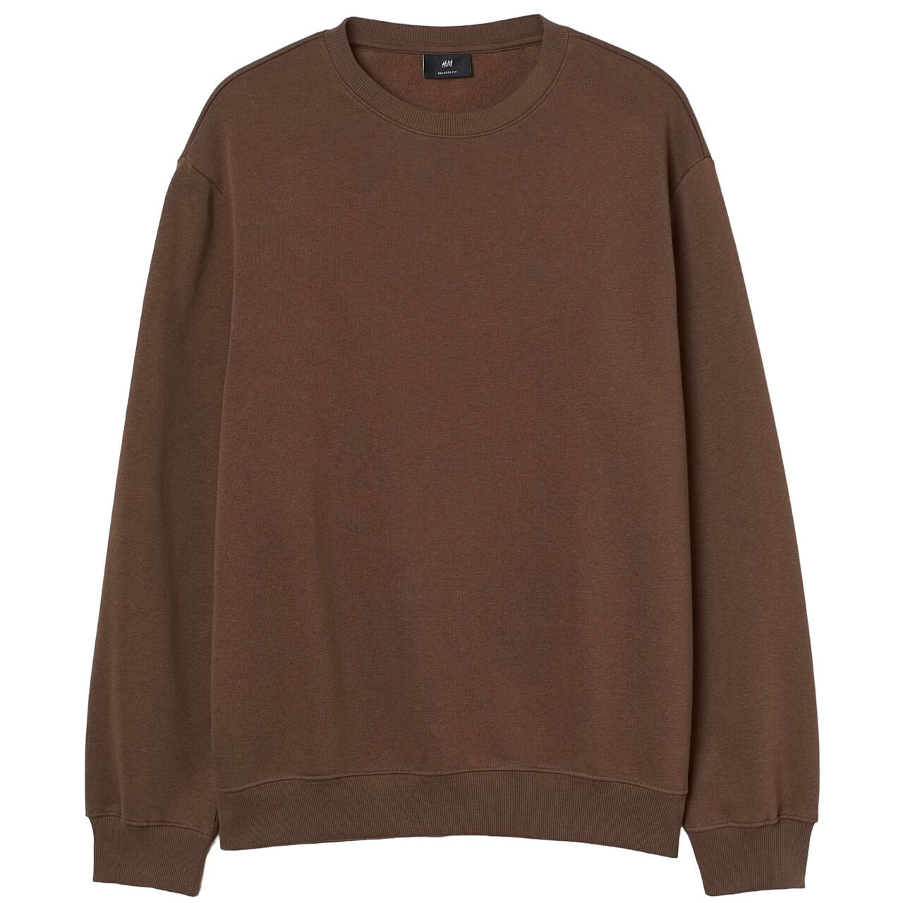 

Свитшот H&M Relaxed Fit, коричневый