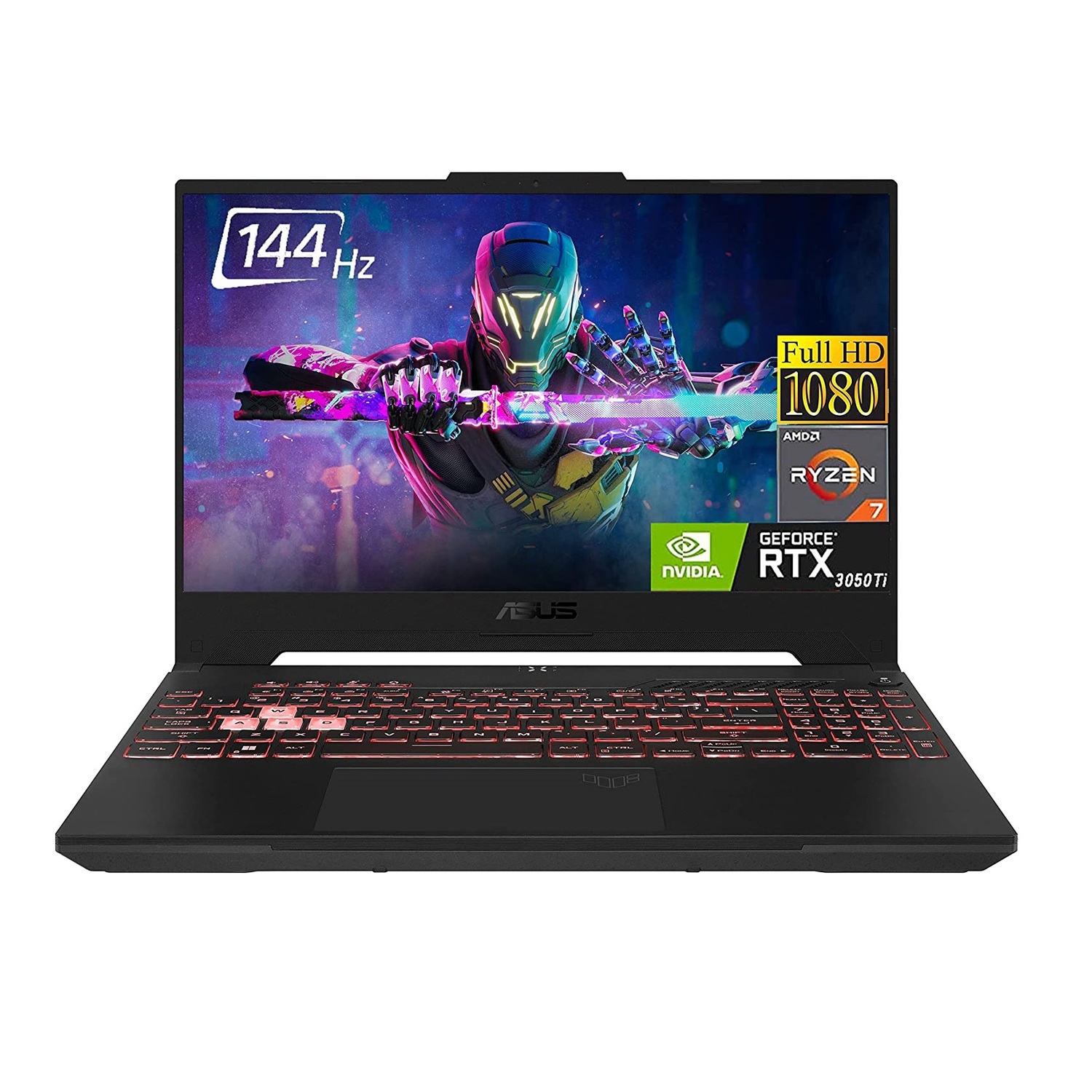 

Ноутбук ASUS 2022 TUF A15, 15.6", 16Гб/1Tb, AMD Ryzen 7-6800H, GeForce RTX 3050 Ti, серый