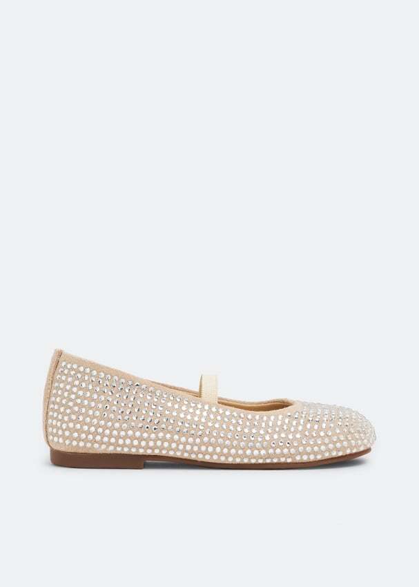 

Балетки BABYWALKER Crystal ballet flats, розовый