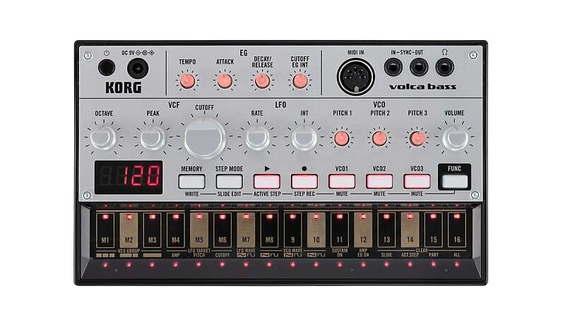 

Korg VOLCA BASS Аналоговый бас-синтезатор VOLCABASS