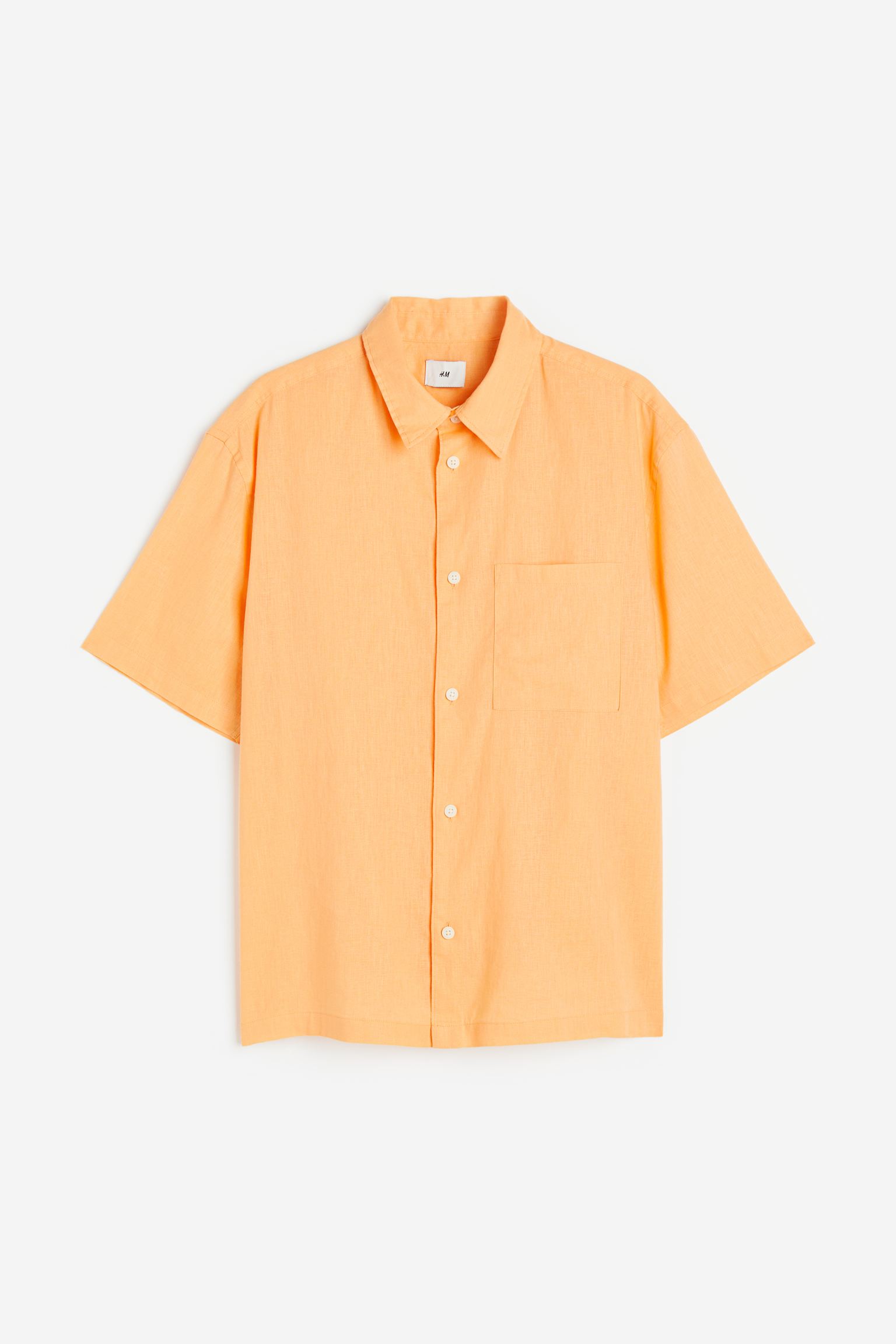 

Рубашка H&M Relaxed Fit Shirt, оранжевый