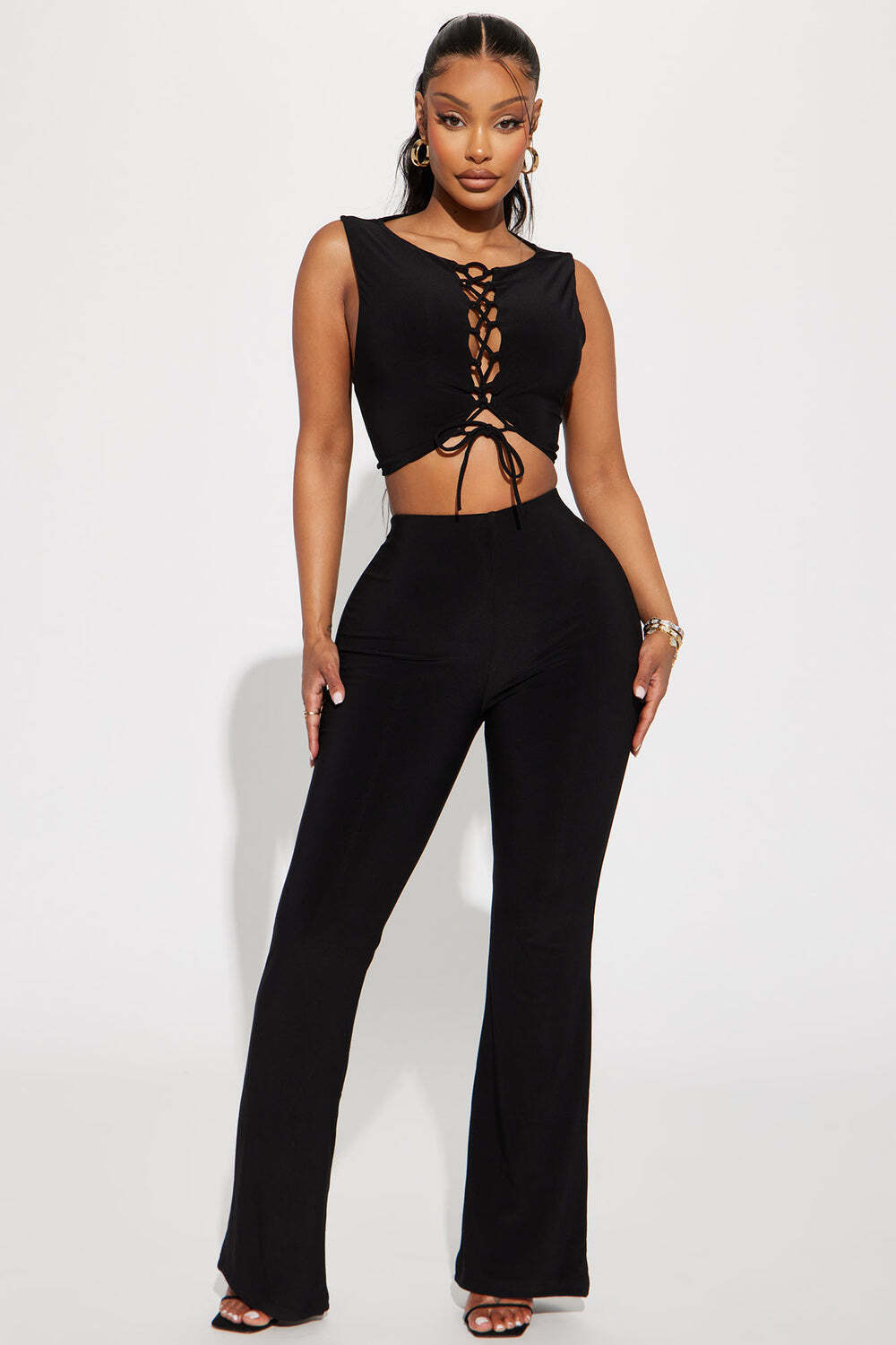 

Брюки Fashion Nova SSET7265, черный