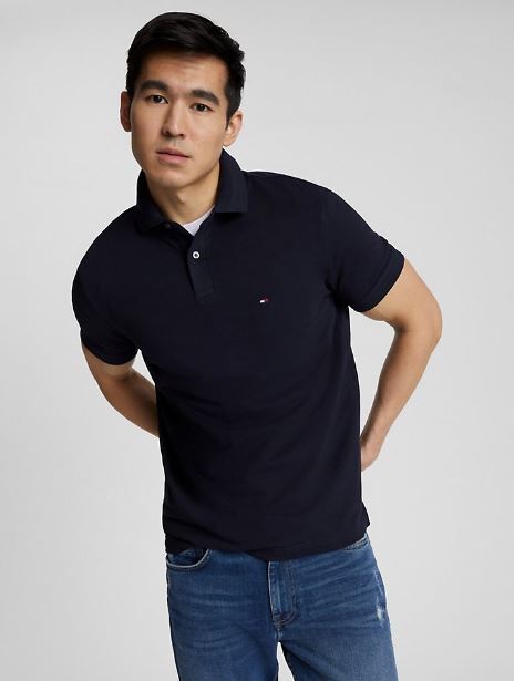 

Футболка-поло Tommy Hilfiger Regular Fit, темно-синий