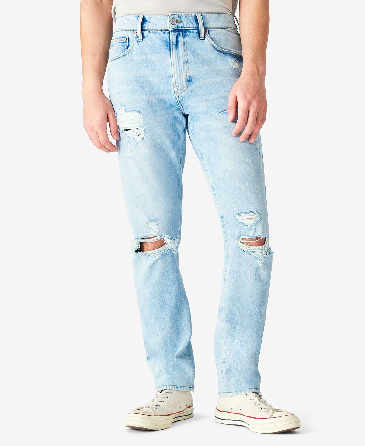 

Мужские прямые рваные джинсы 410 athletic Lucky Brand, мульти
