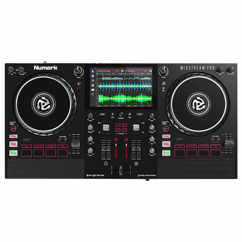 

Автономная диджейская консоль Numark Mixstream Pro со встроенными динамиками и потоковой передачей по Wi-Fi Numark Mixstream Pro Standalone DJ Console w Built-In Speakers & Wifi Streaming