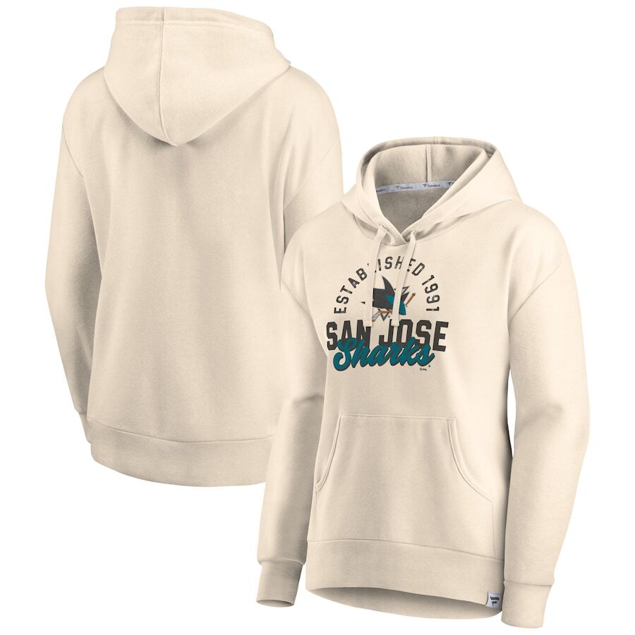 

Толстовка Fanatics Branded San Jose Sharks, серый