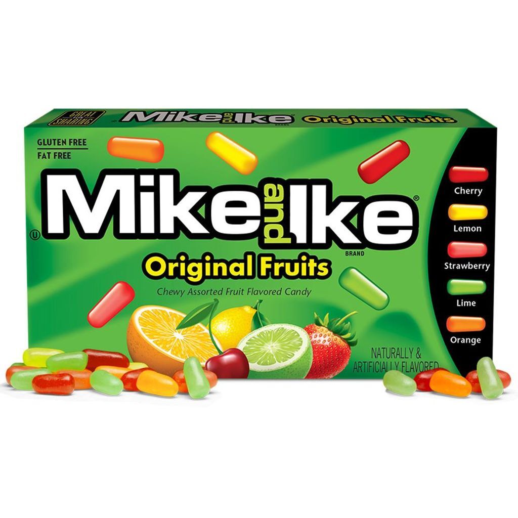 

Оригинальная театральная коробка Mike and Ike, 141 г. Just Born