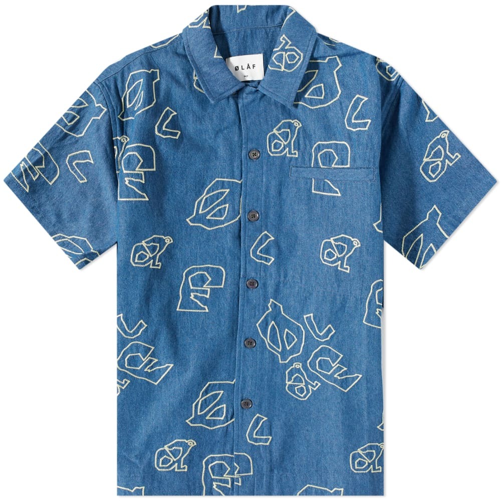

Рубашка Olaf Hussein Denim AOP Vacation Shirt