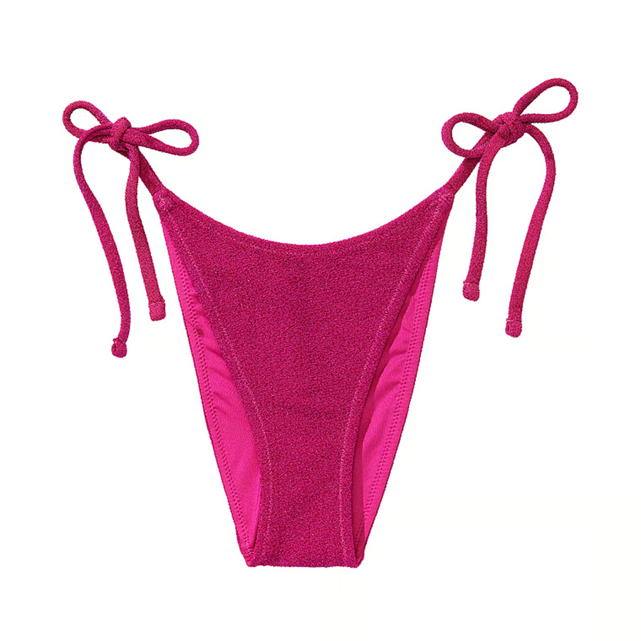Плавки бикини Victoria's Secret Swim Shimmer Side-Tie Brazilian, розовый плавки бикини victoria s secret swim shimmer classic розовый