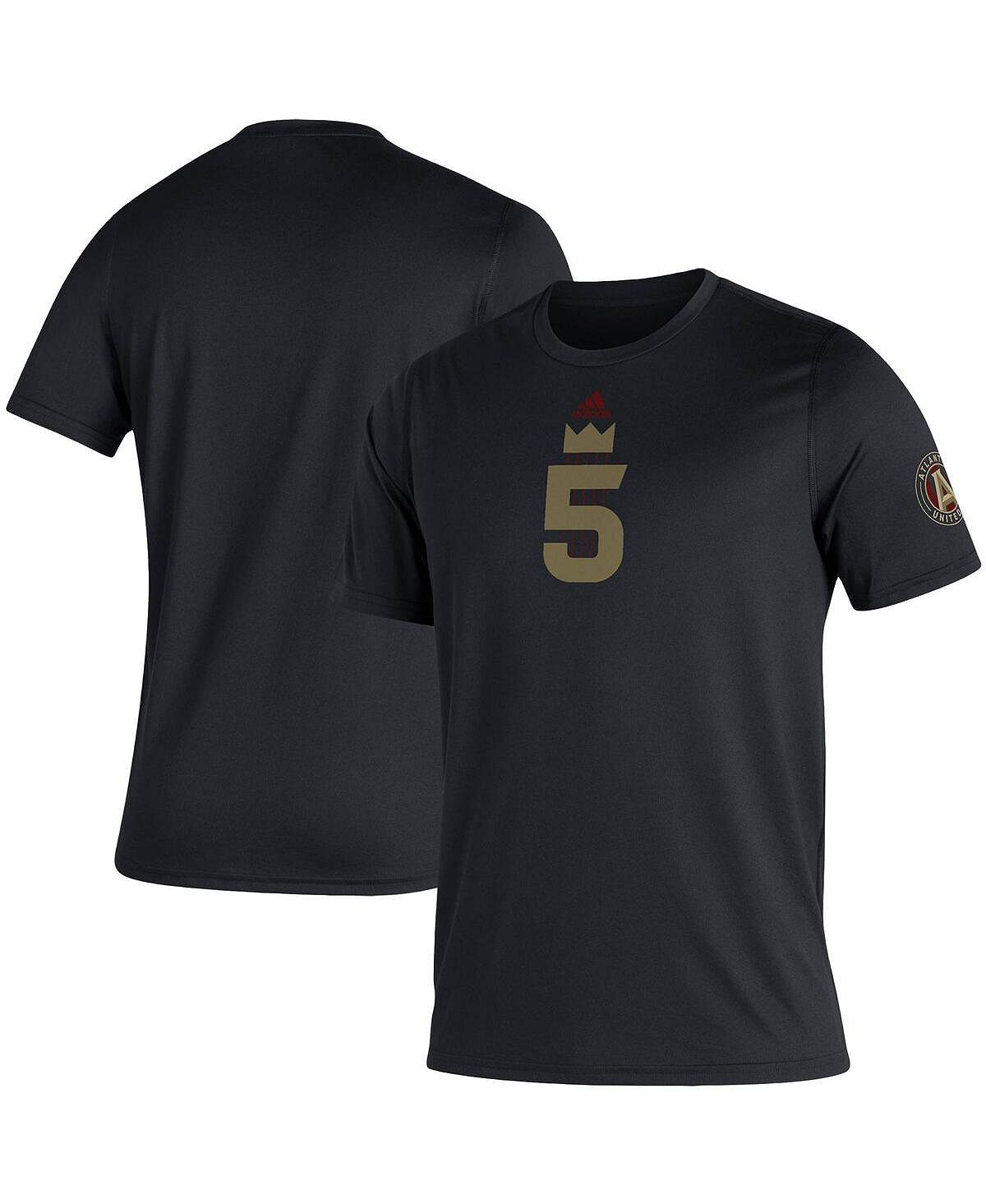 

Мужская черная футболка atlanta united fc kickoff adidas, черный