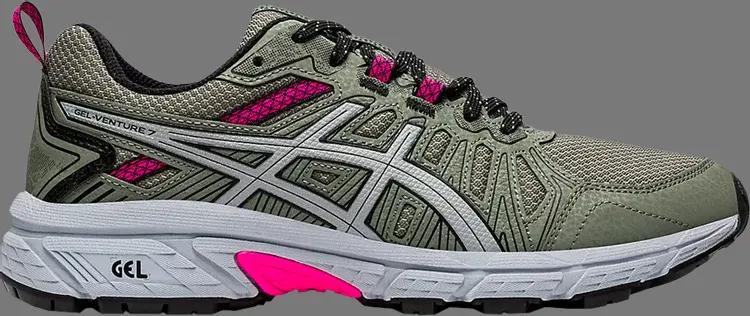 

Кроссовки wmns gel venture 7 'mantle green pink' Asics, зеленый