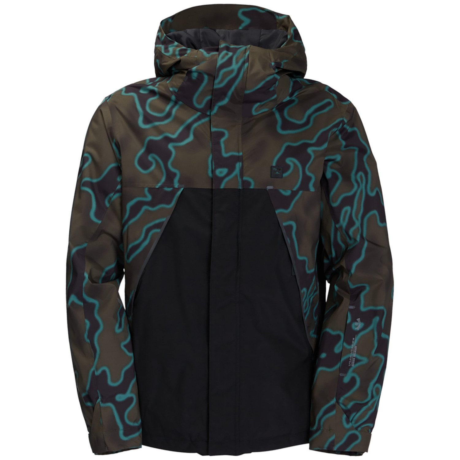 

Куртка Billabong экспедиционная, черный / зеленый / синий