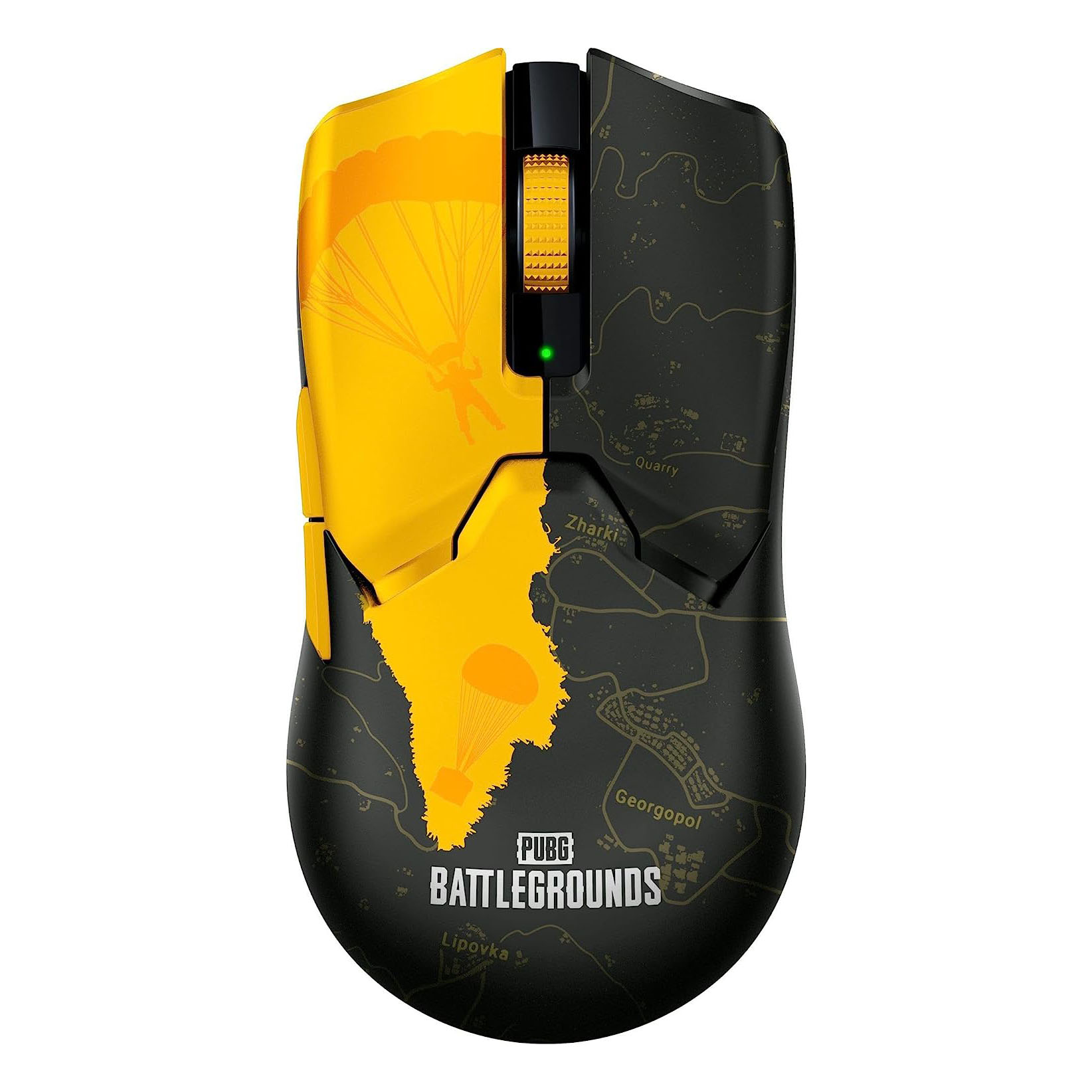 Игровая мышь Razer Viper V2 Pro Pubg Battlegrounds Edition, черный/желтый беспроводная мышь razer viper ultimate с зарядной станцией черный