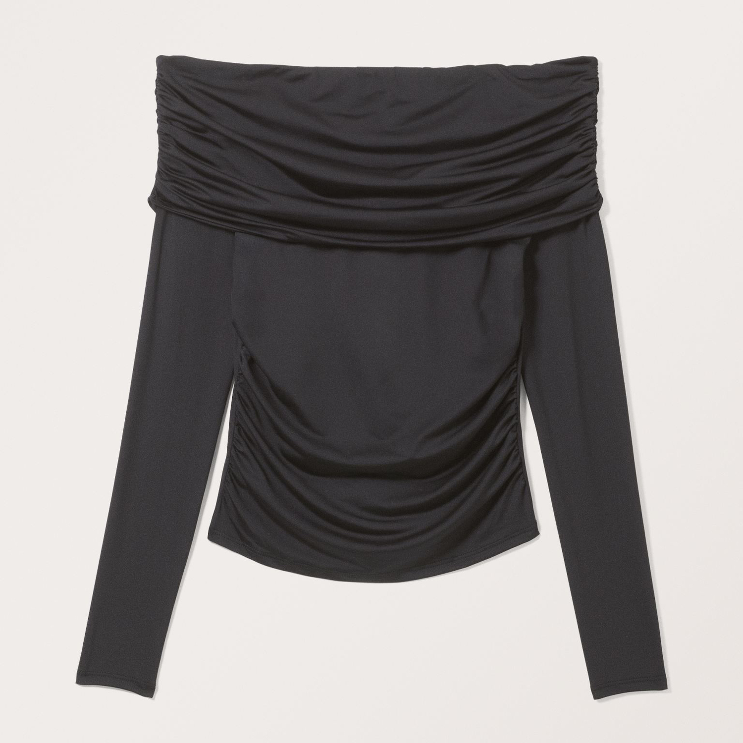 

Топ Monki Off Shoulder Long Sleeve, черный