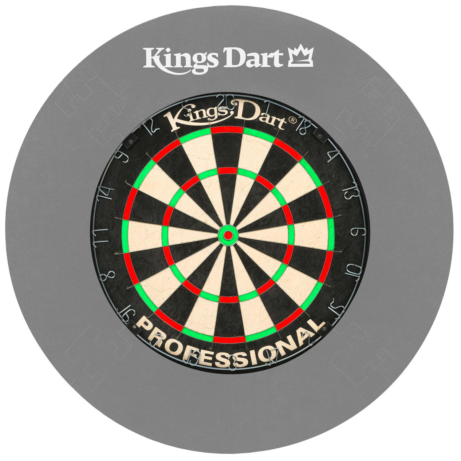 

Мишень Kings Dart Professional (металлическое кольцо с цифрой), серый, Серый