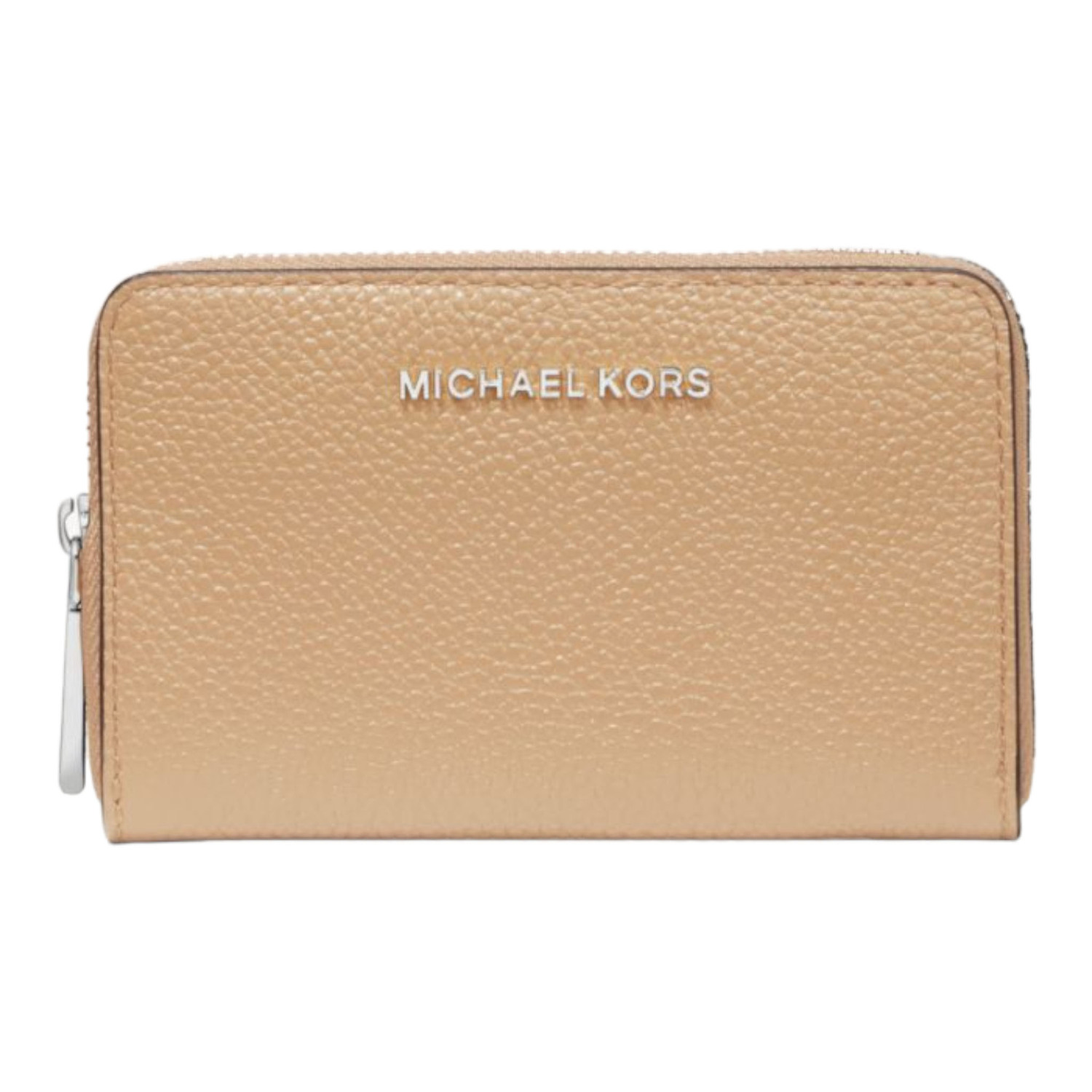 

Кошелек Michael Michael Kors Small Pebbled Leather, бежевый