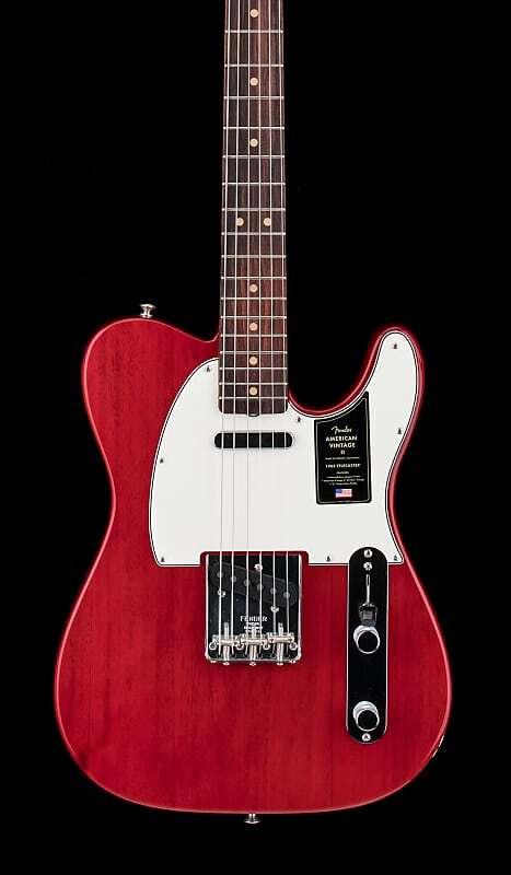 

Fender American Vintage II 1963 Telecaster — темно-красный прозрачный #16719