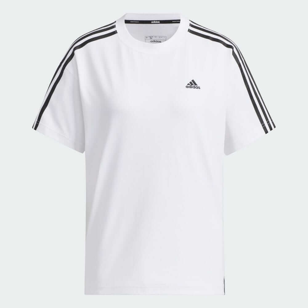 

Футболка Adidas Essentials Plus Three Stripes, белый