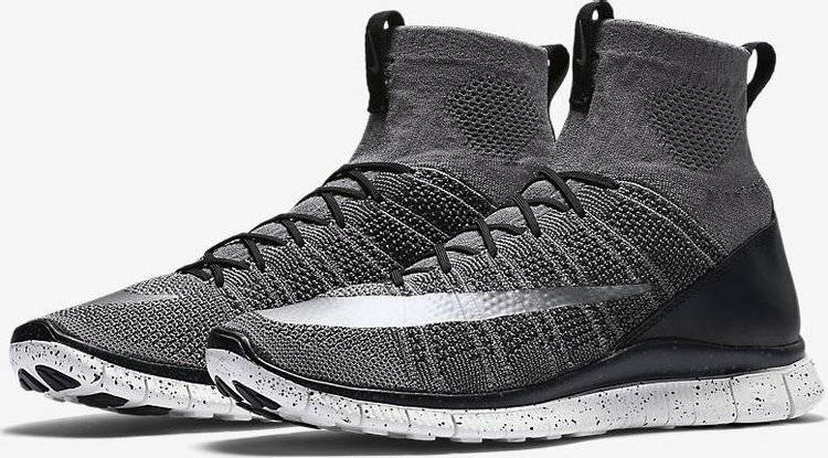 Nike free flyknit mercurial white store
