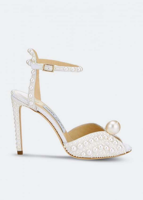 

Сандалии JIMMY CHOO Sacora 100 sandals, белый