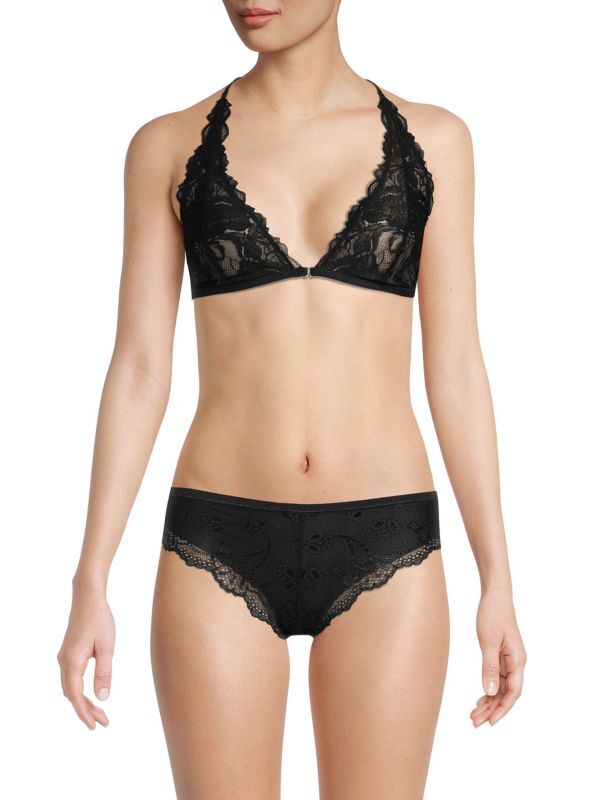 

Кружевной бюстгальтер Intimately Free People без косточек avery, черный