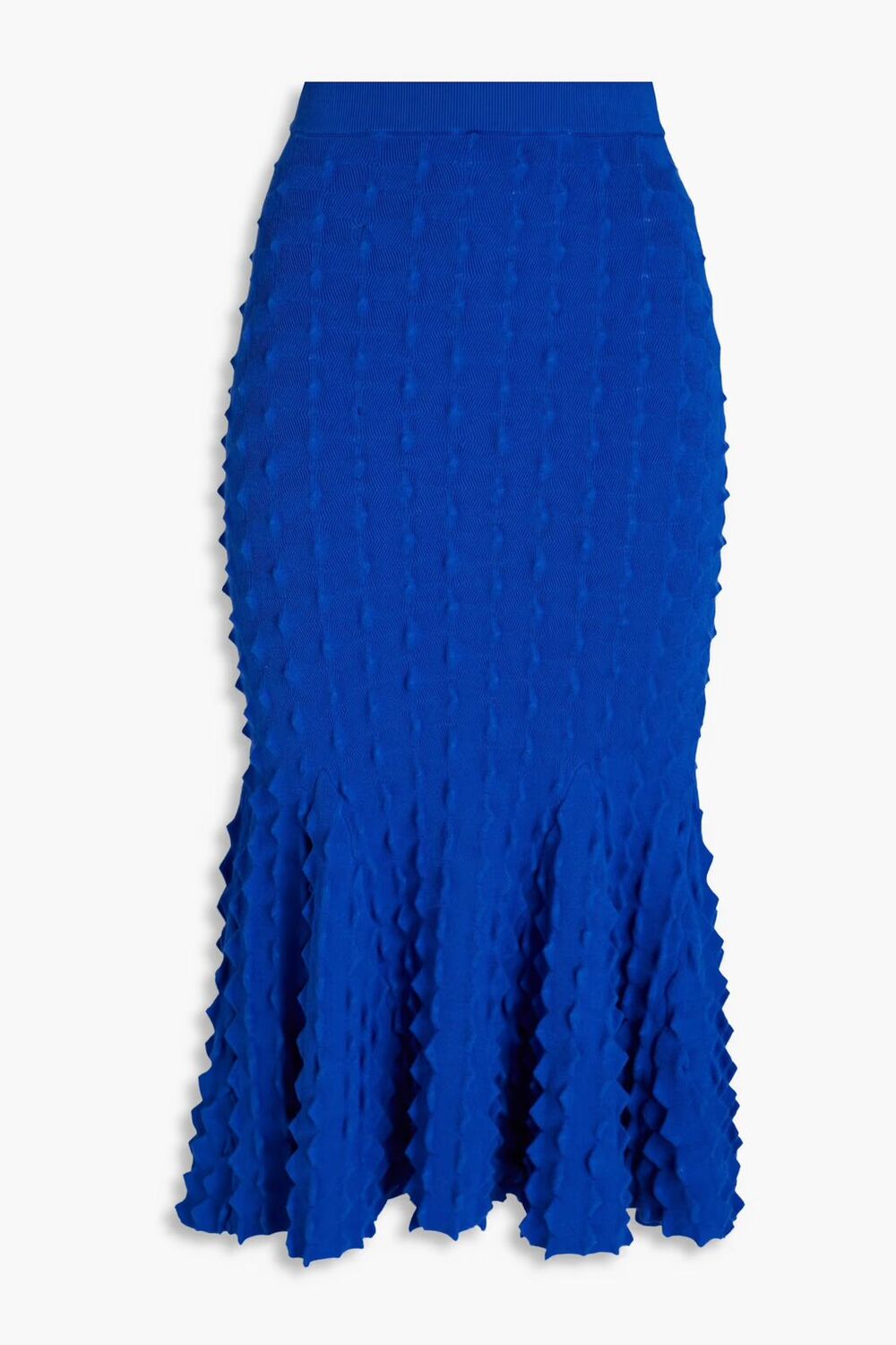 

Юбка миди с рюшами и клоке Stella Mccartney, королевский синий