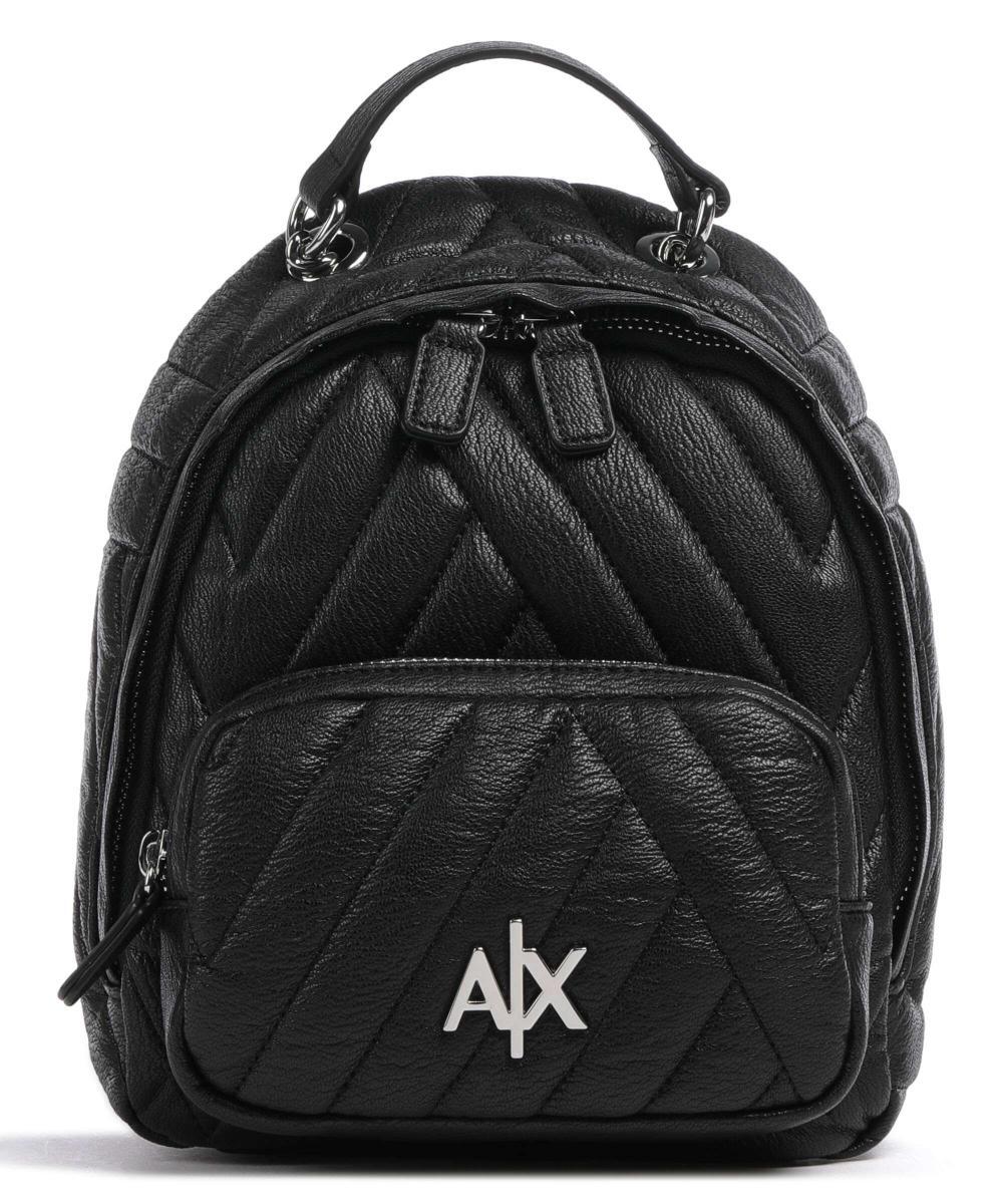 

Рюкзак из искусственной кожи Armani Exchange, черный