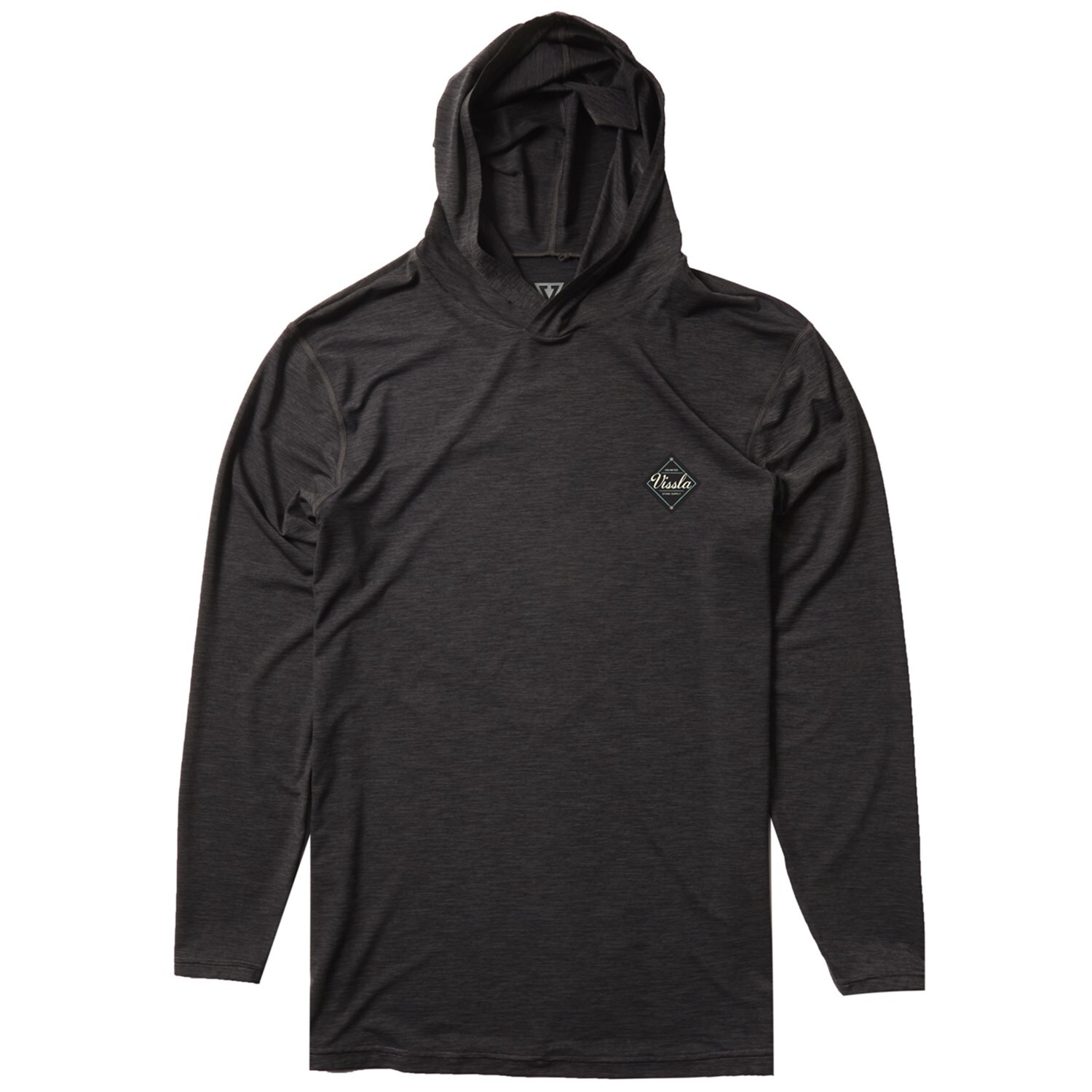 

Рубашка для серфинга Vissla Twisted Eco с капюшоном и длинными рукавами, черный