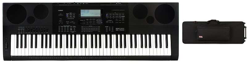 

Casio WK-7600 76-клавишный портативный аранжировщик в комплекте с полужестким чехлом для клавиатуры Gator GK-76 Casio + Gator WK-7600=1 GK-76=1
