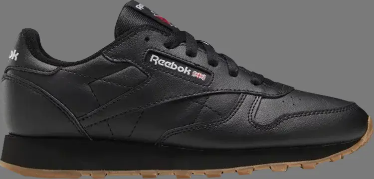 

Кроссовки classic leather j 'black gum' Reebok, черный