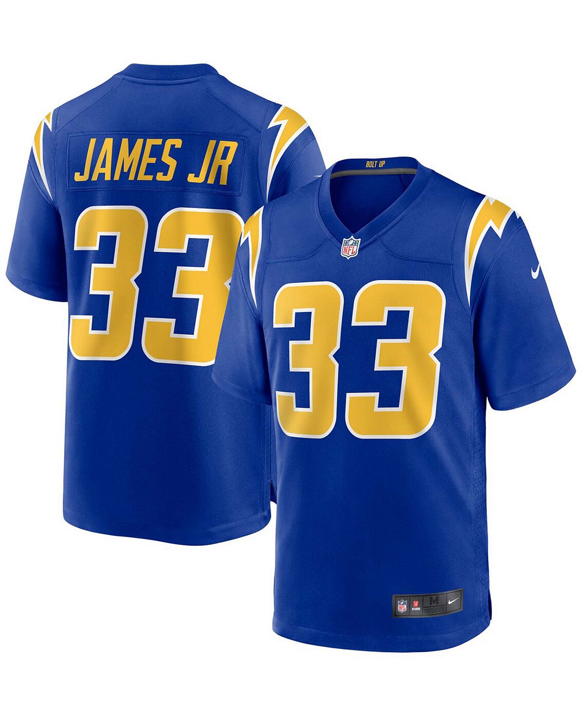 Мужская футболка Derwin James Royal Los Angeles Chargers для второй альтернативной игры Nike