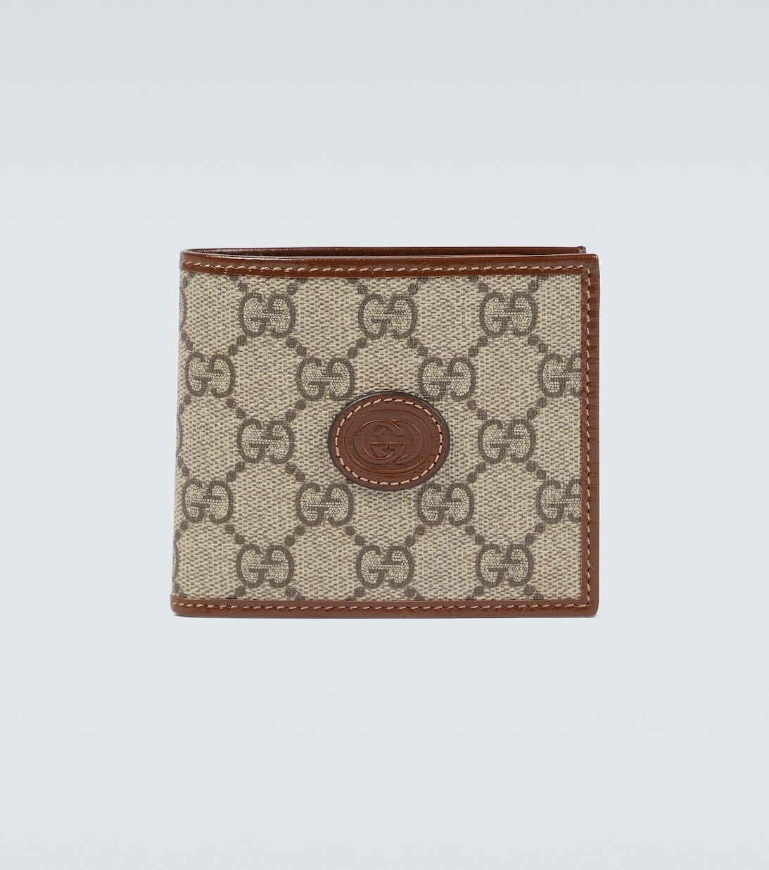 

Кошелек с логотипом GG Gucci, бежевый
