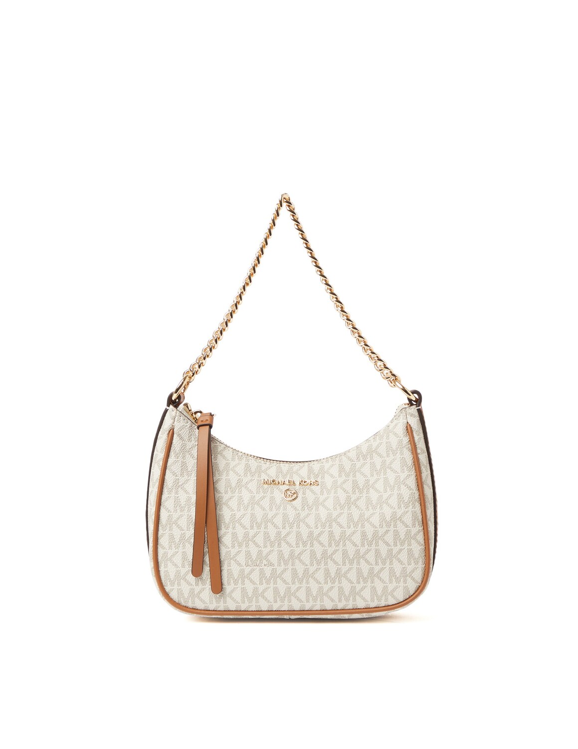 

Маленькая сумка через плечо Jet Set Charm с логотипом Michael Michael Kors, цвет Vanilla/Acorn