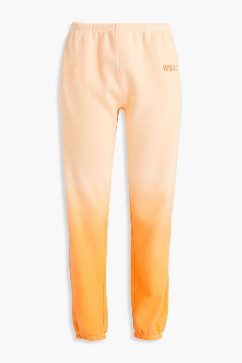 

Спортивные брюки Ecosoft из органического хлопка, окрашенные в технике тай-дай, из флиса. Wsly, пастельно-оранжевый