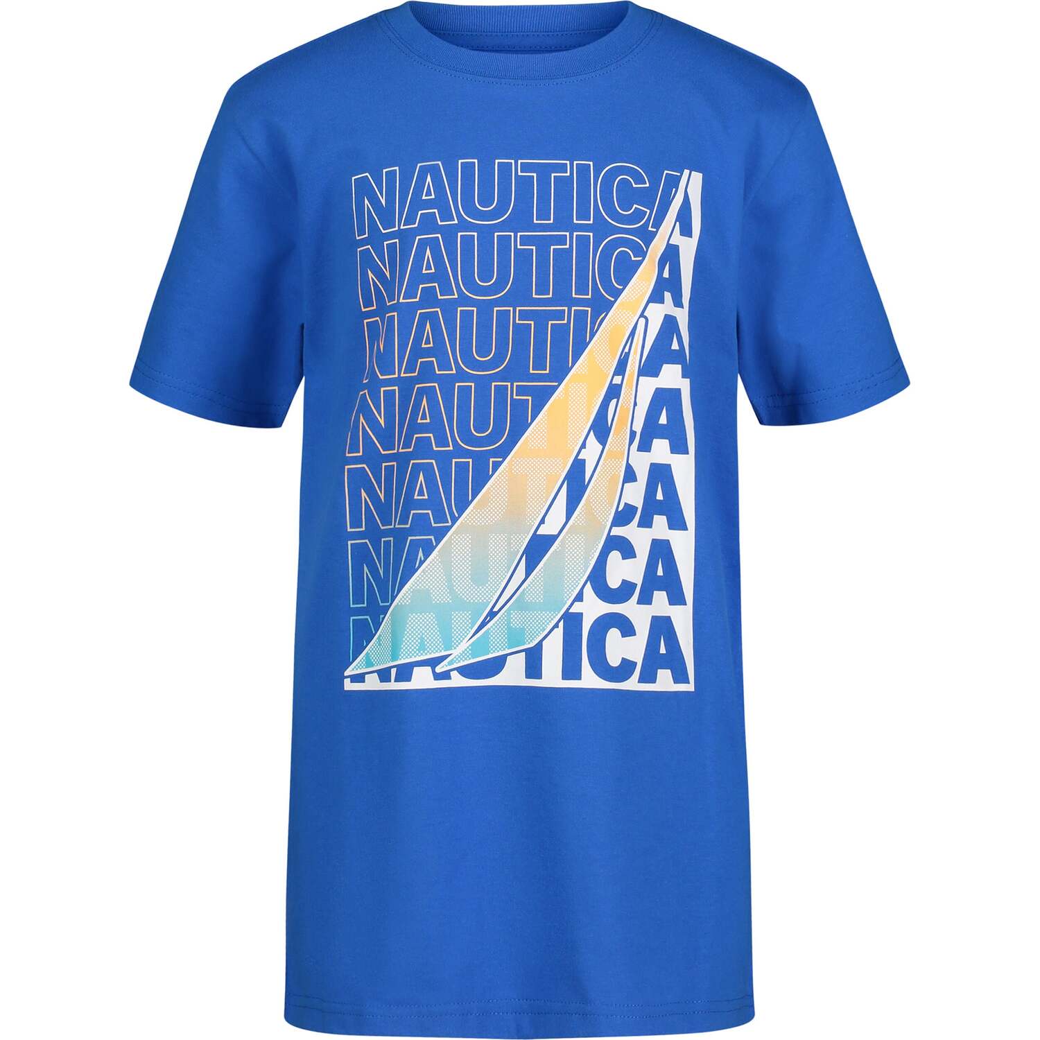 

Футболка Nautica для мальчиков с тройным разрезом (8-20), цвет Dark Blue Heather