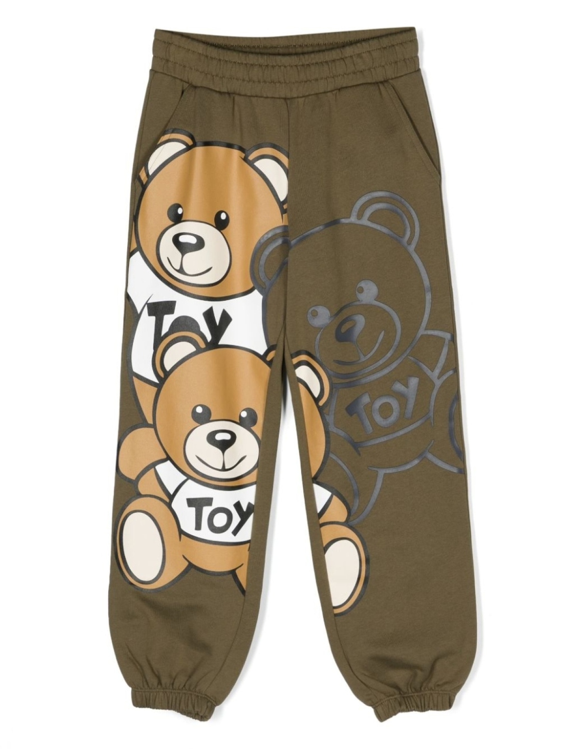 

Moschino Kids спортивные брюки Teddy Bear, зеленый