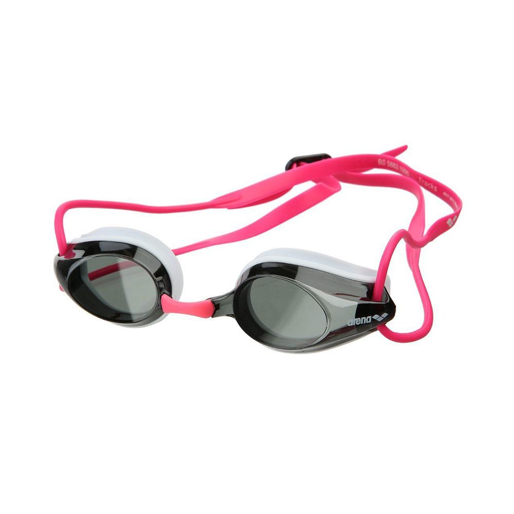 Очки для плавания Arena Tracks, розовый очки для плавания arena tracks розовые