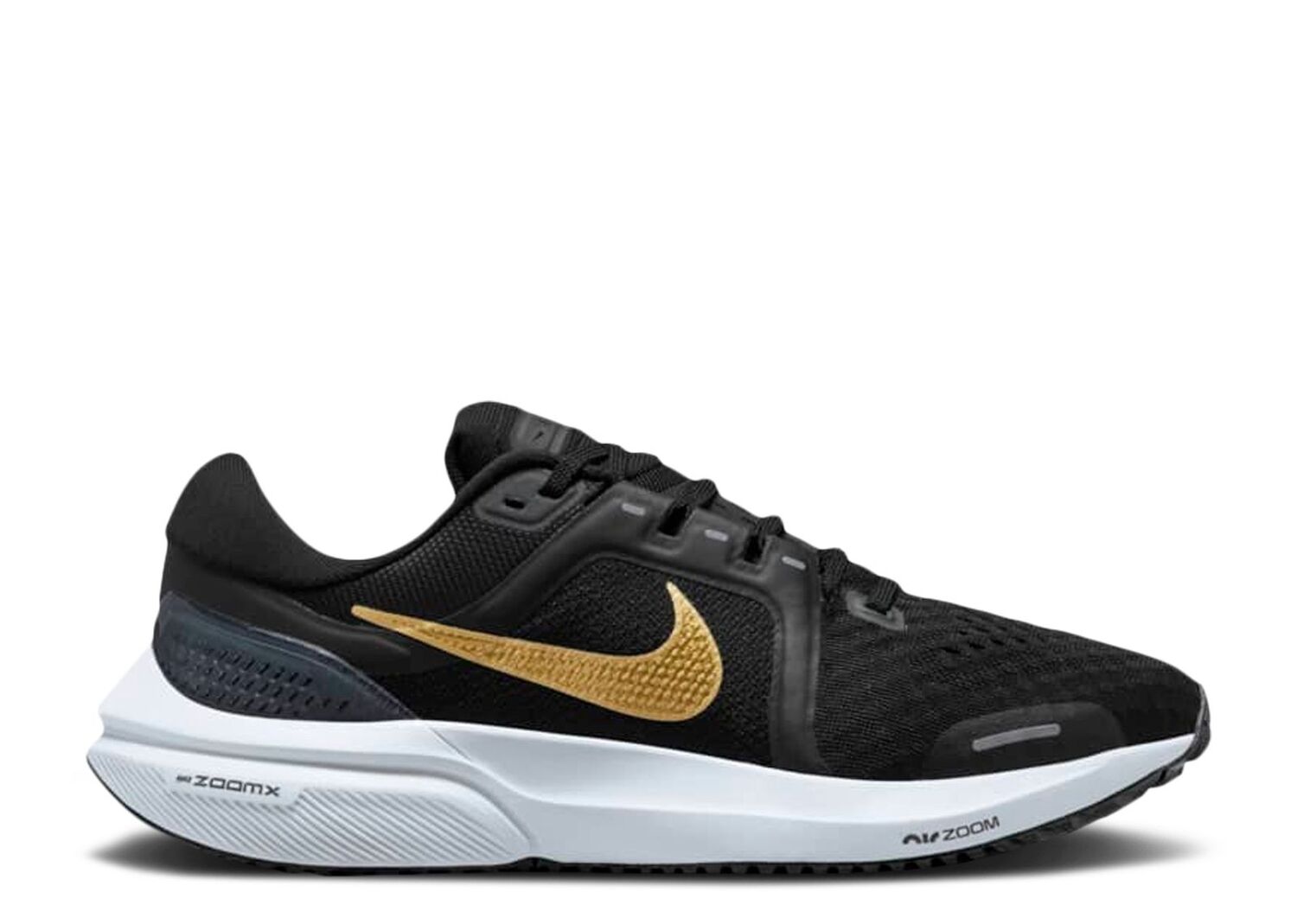 

Кроссовки Nike Wmns Air Zoom Vomero 16 'Black Metallic Gold', черный