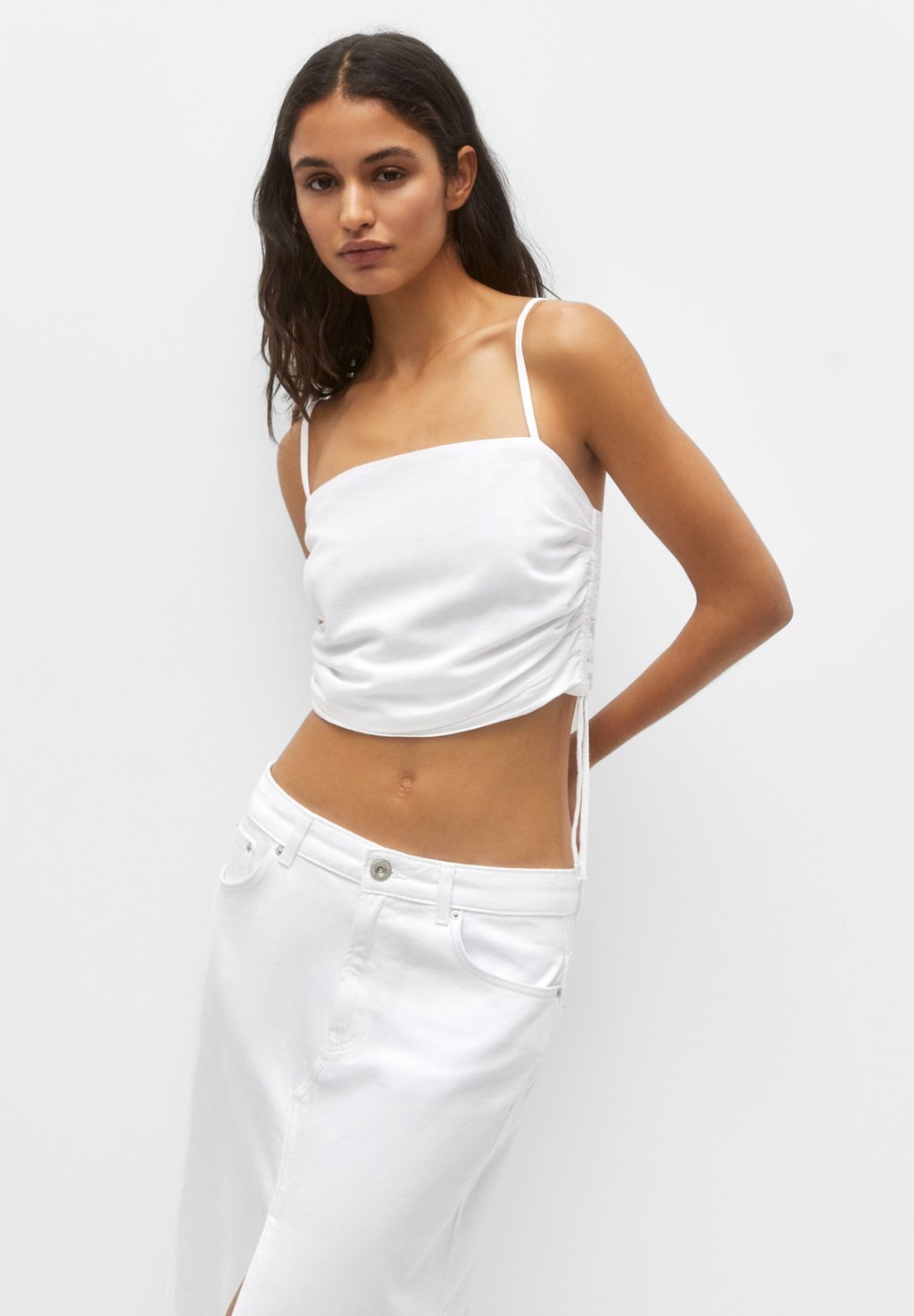 

Топ PULL&BEAR, белый