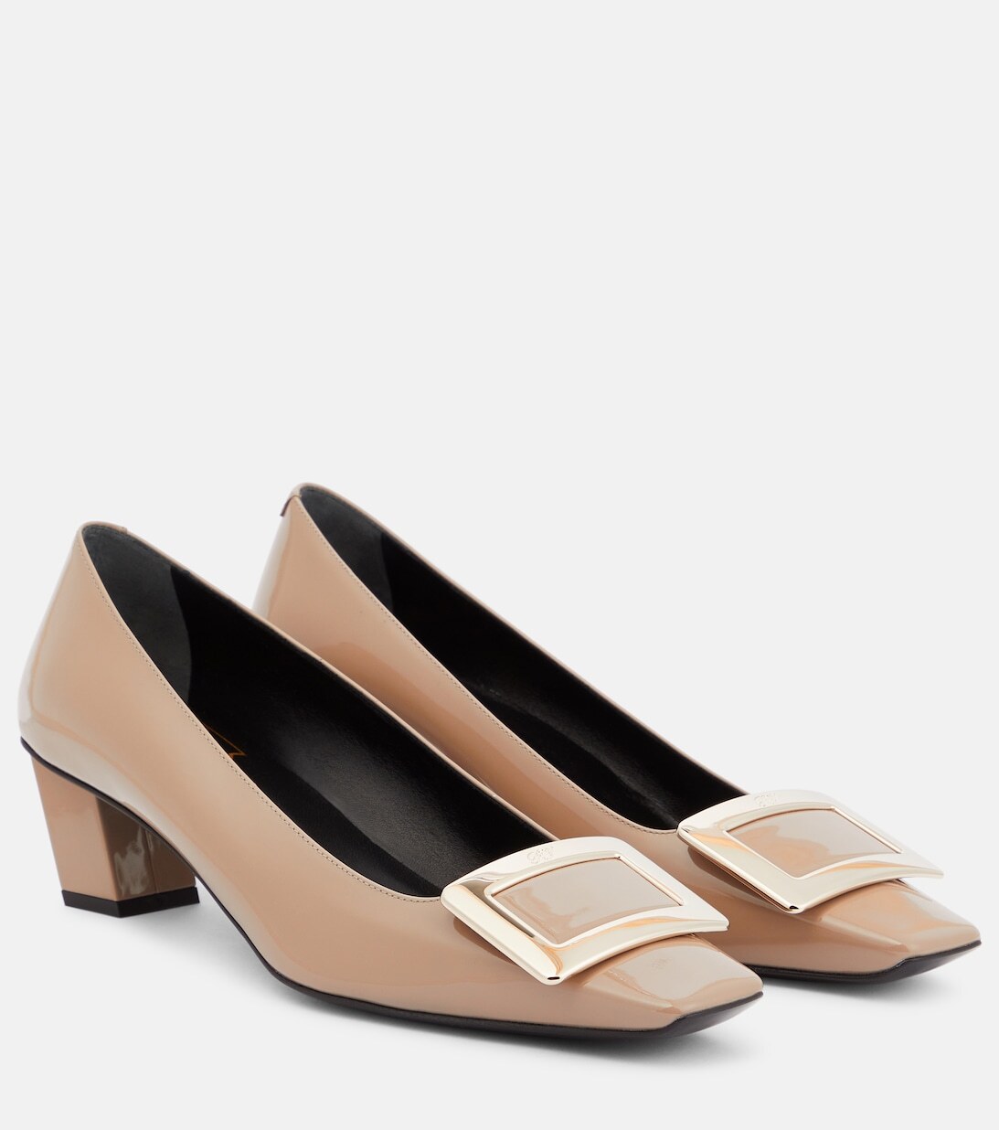 

Кожаные туфли Belle Vivier 45 Roger Vivier, коричневый