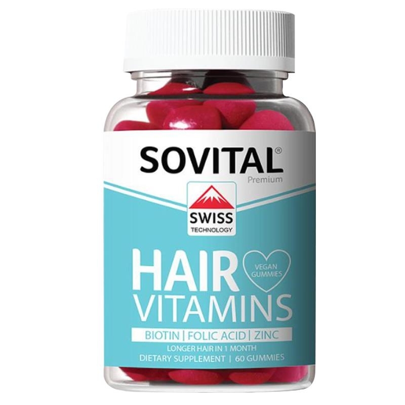 

Sovital Hair Vegan Gummy Hair Vitamin 60 шт.