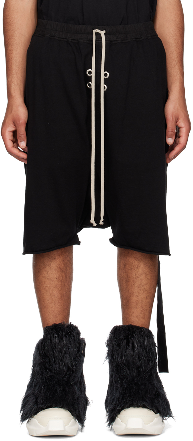 

Черные шорты Rick Owens DRKSHDW Pods