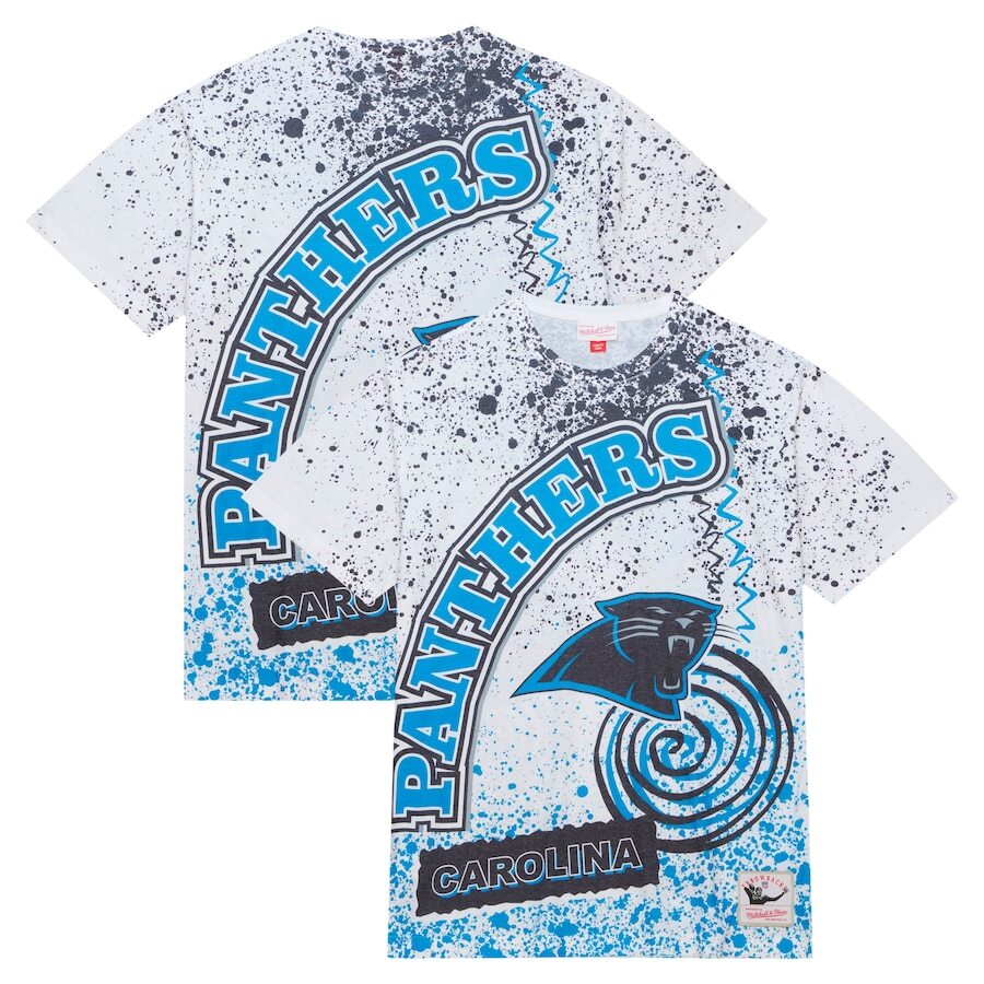 

Футболка с коротким рукавом Mitchell & Ness Carolina Panthers, белый