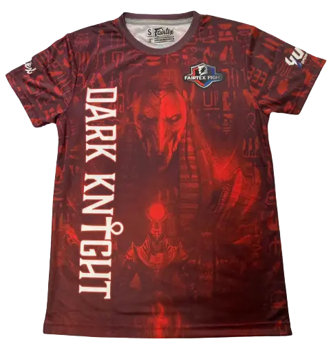 

Футболка тренировочная Fairtex Fight Dark Knight, красный