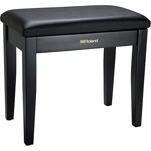 

Roland Piano Bench с мягким виниловым сиденьем и отсеком для хранения, цвет Satin Black RPB-100BK-US