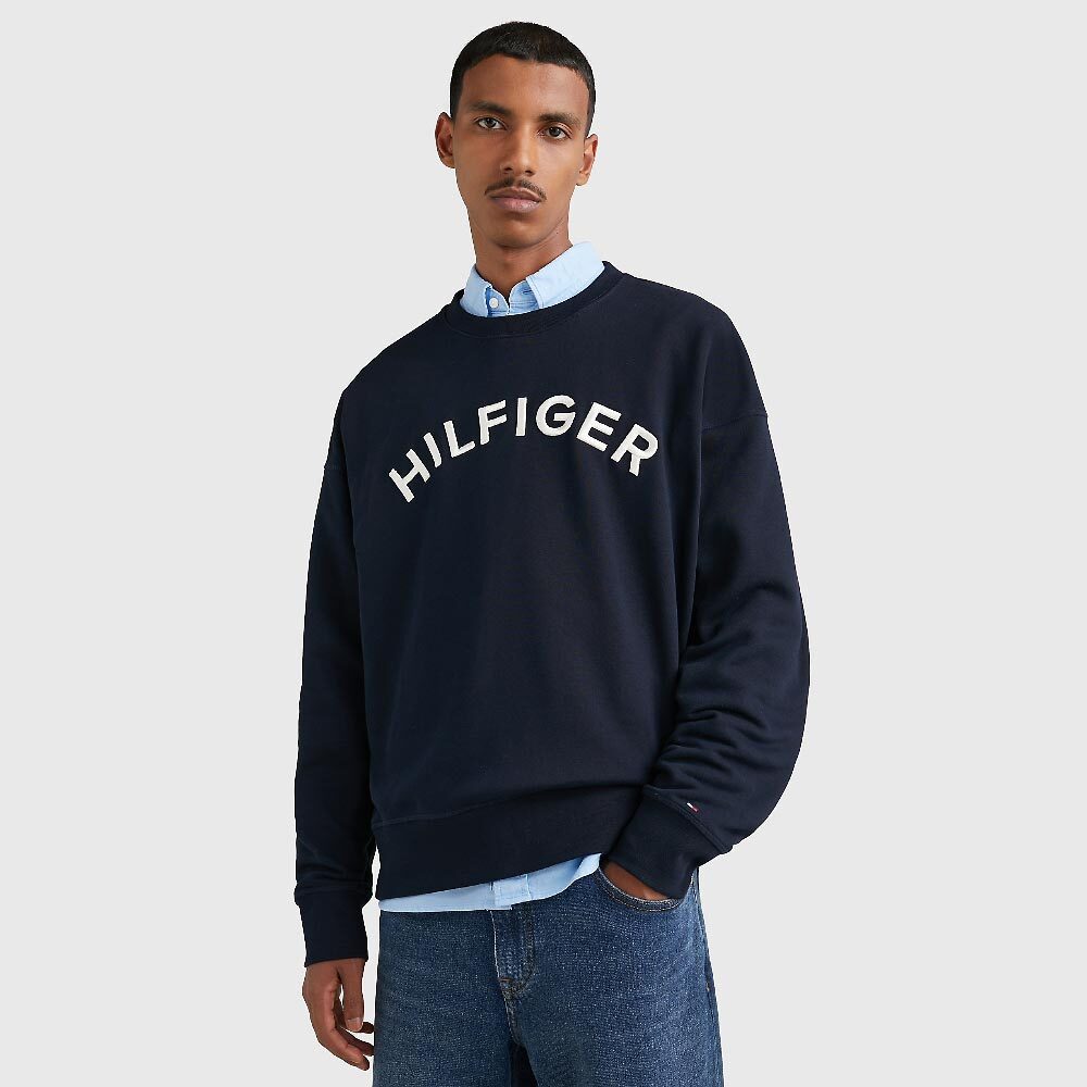 

Свитшот Tommy Hilfiger Hilfiger Arch Logo, темно-синий