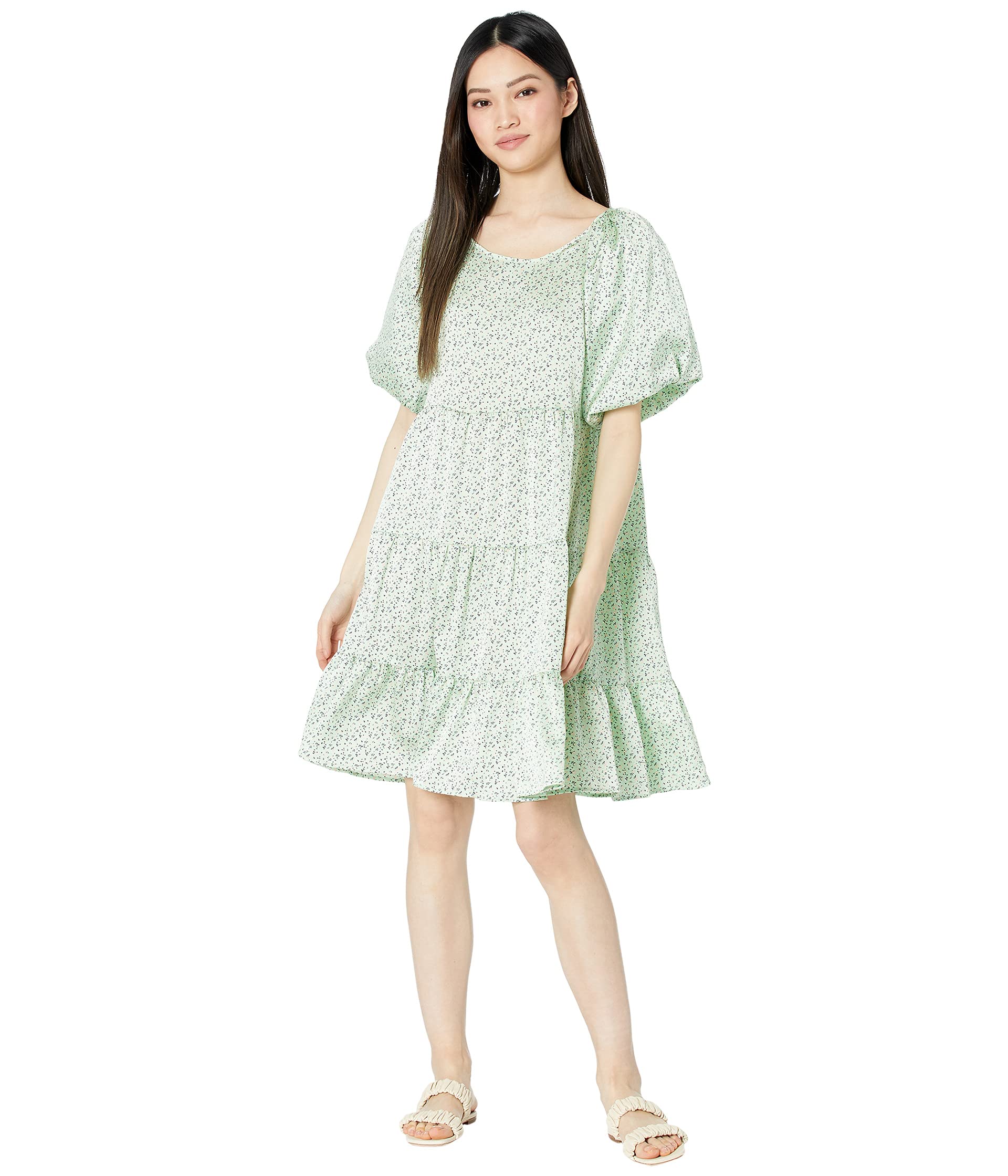 цена Платье BCBGeneration, Puff Sleeve Babydoll Dress GT01D45