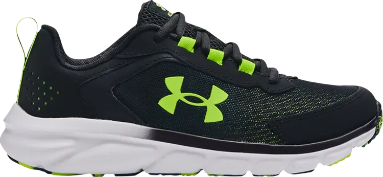 

Кроссовки Under Armour Assert 9 GS Black Lime, черный